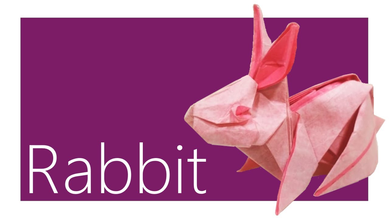 Rabbit Origami Tutorial (Gen Hagiwara)