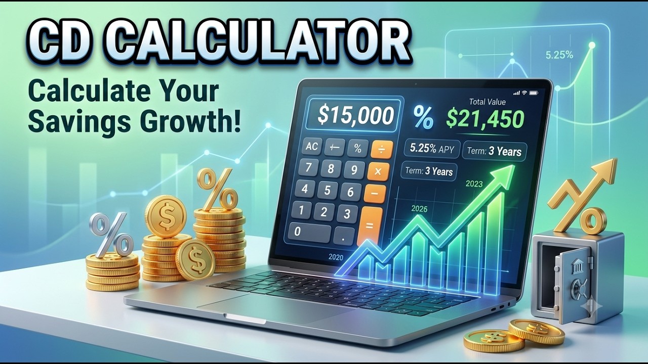 CD Calculator | Calculate Certificate of Deposit Interest & APY Easily