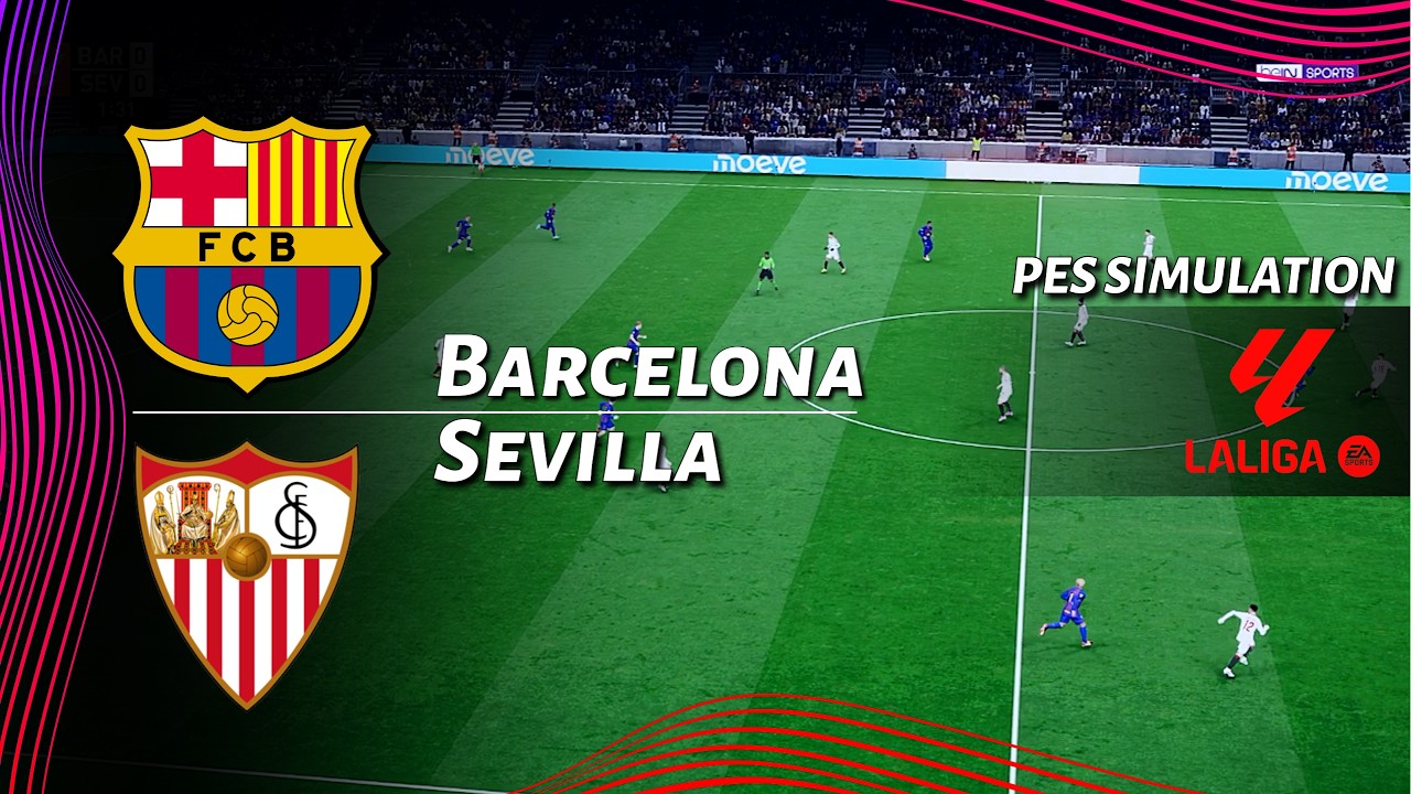 Barcelona vs Sevilla | LaLiga 2025/26 | PES 21 Simulation