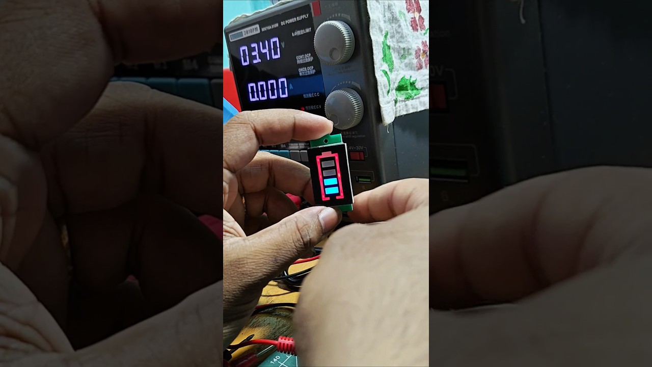 18650 Lithium-ion 🔋 Level Indicator. 1S - 8S