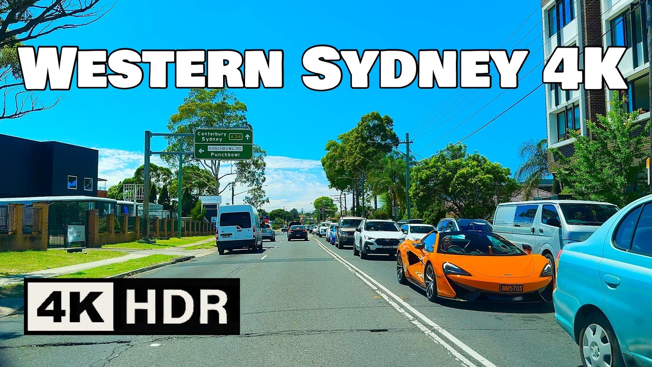 CITY ROUTES Western Sydney Afternoon Drive 4K HDR 60FPS POV | Leppington → Roselands