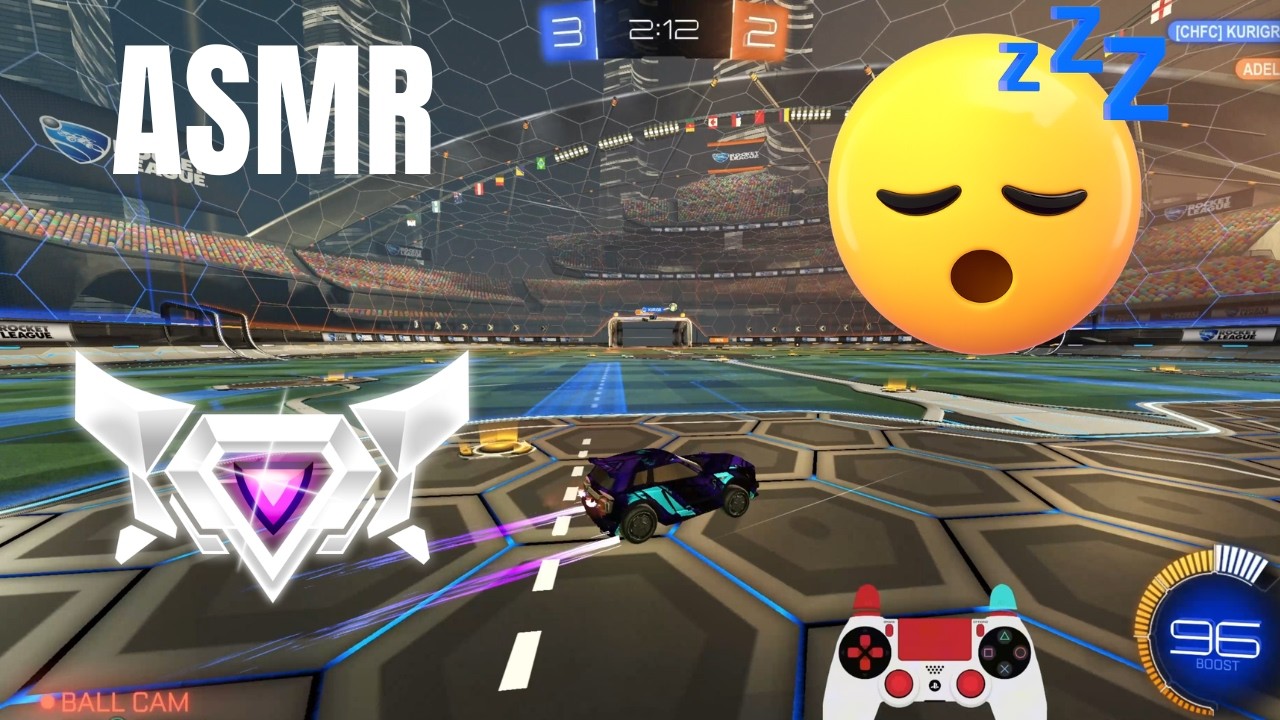PS4 Controller Sounds | ASMR Rocket League Ranked 2s | Grand Champion