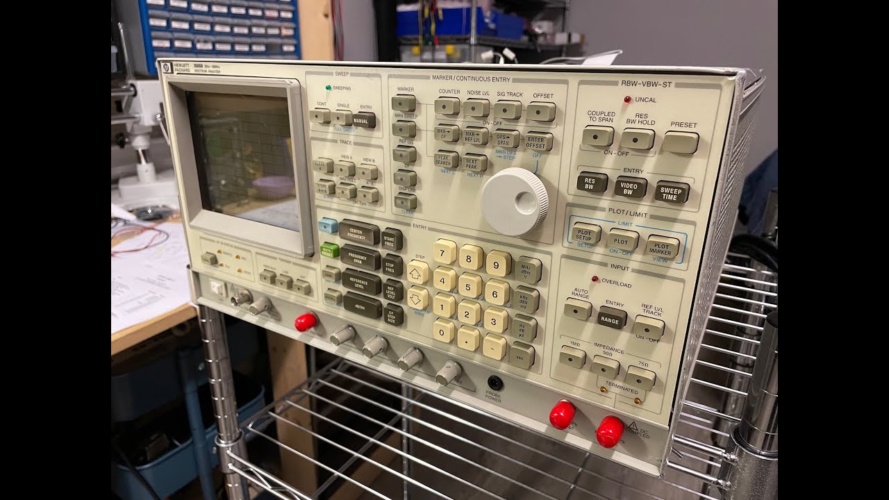 HP 3585B Spectrum Analyzer Repair Part 1: Overview and Symptoms