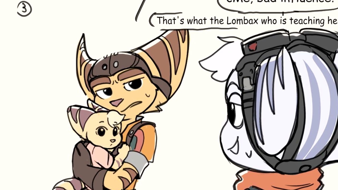 Ratchet & Clank: Comics - Ratchet y Rivet son un "gran ejemplo" para Alioth 🤣🤣🤣🧡💜💛