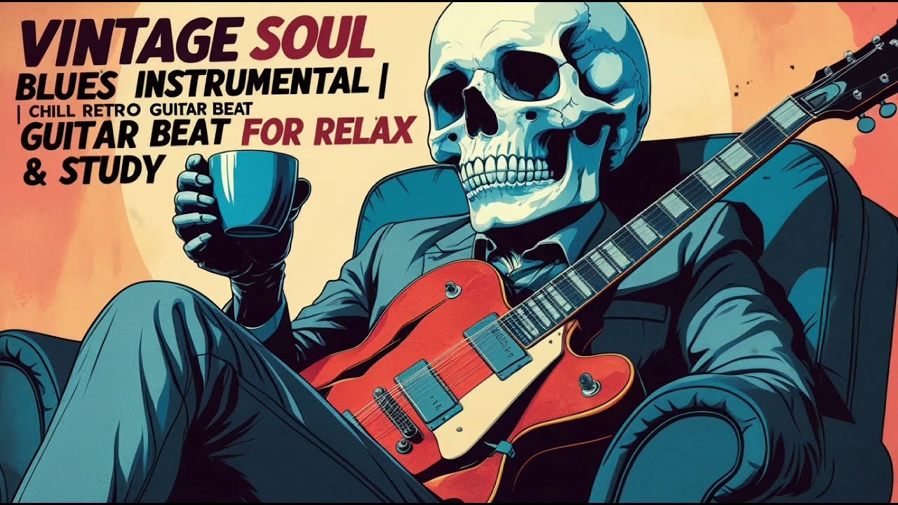 Vintage Soul Blues Instrumental | Chill Retro Guitar Beat for Relax & Study