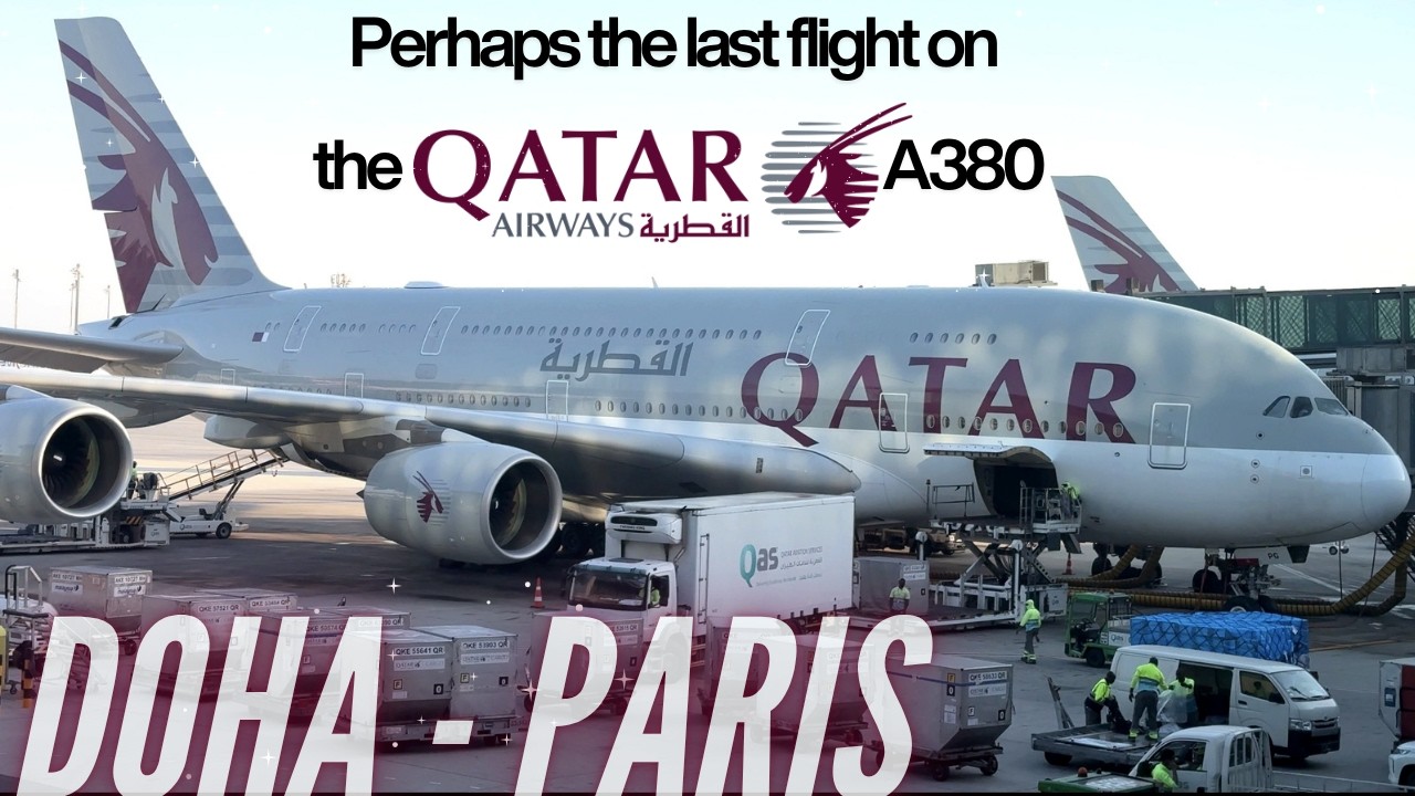 Qatar Airways A380 Business Class | Doha to Paris | Trip Report