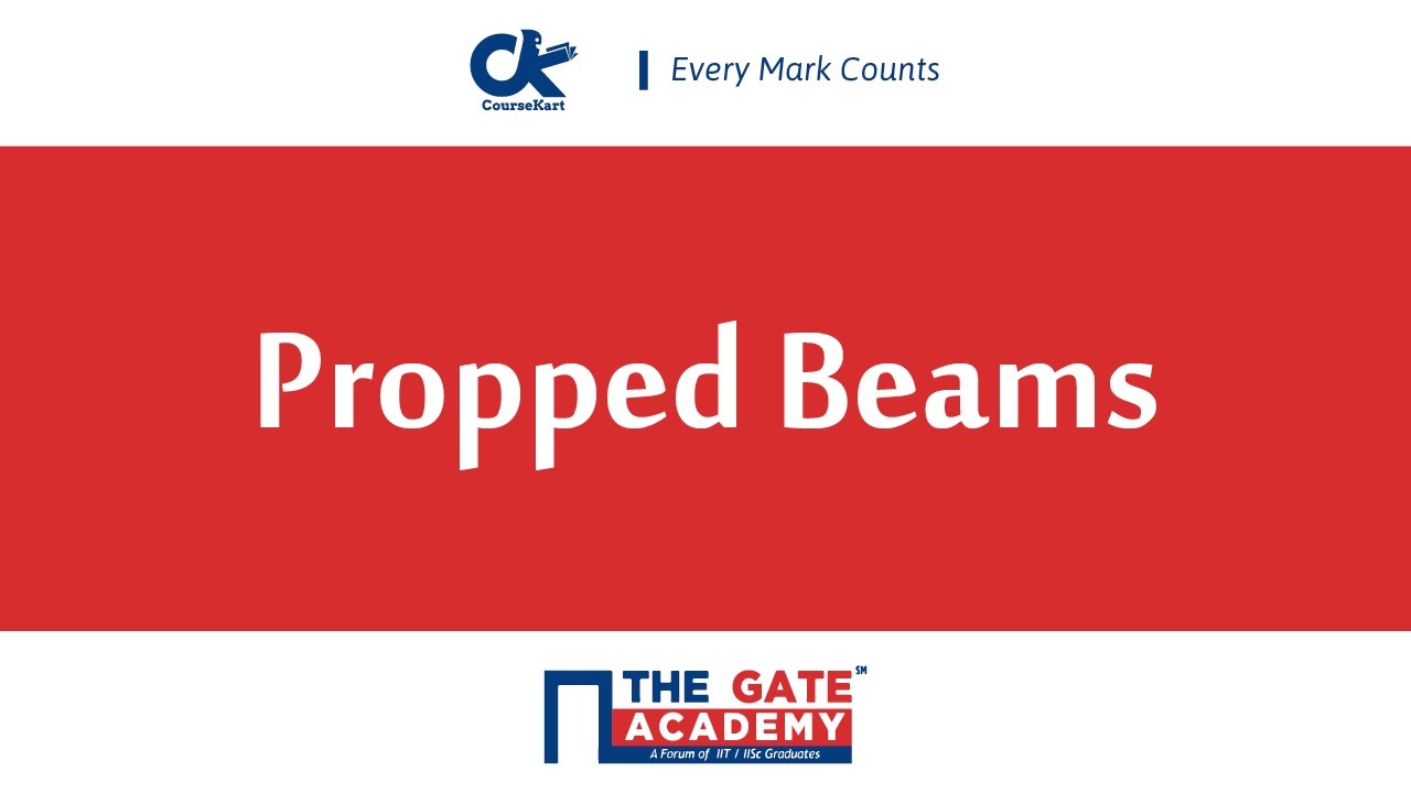 Propped Beams : GATE Preparation