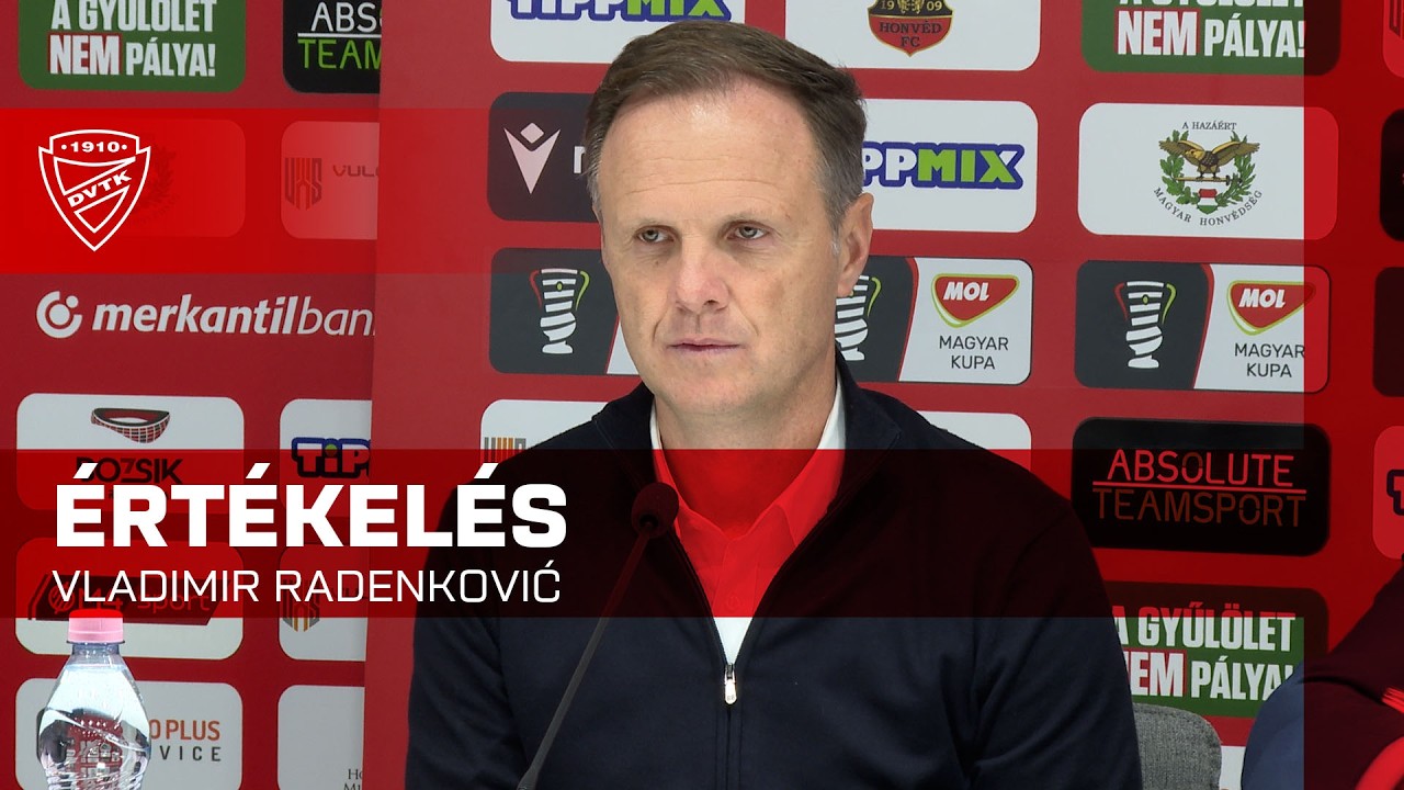 Vladimir Radenković értékelése |  Honvéd - DVTK | 1-0 | 2026.03.05. | Magyar Kupa