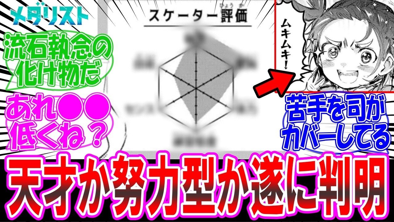 【メダリスト】あれ？いのりさんのパラメータ歪すぎない？ について妄想する読者の反応集