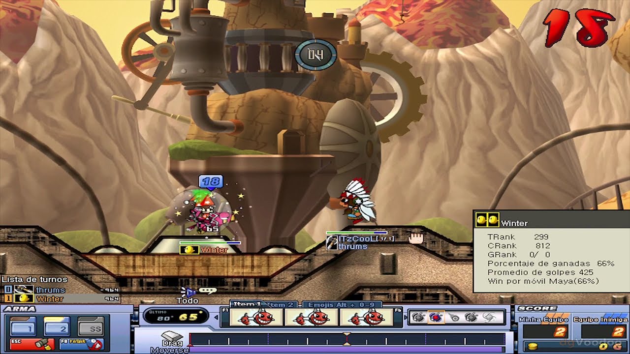 Gunbound Season 2 : PHOENIX vs MAYA