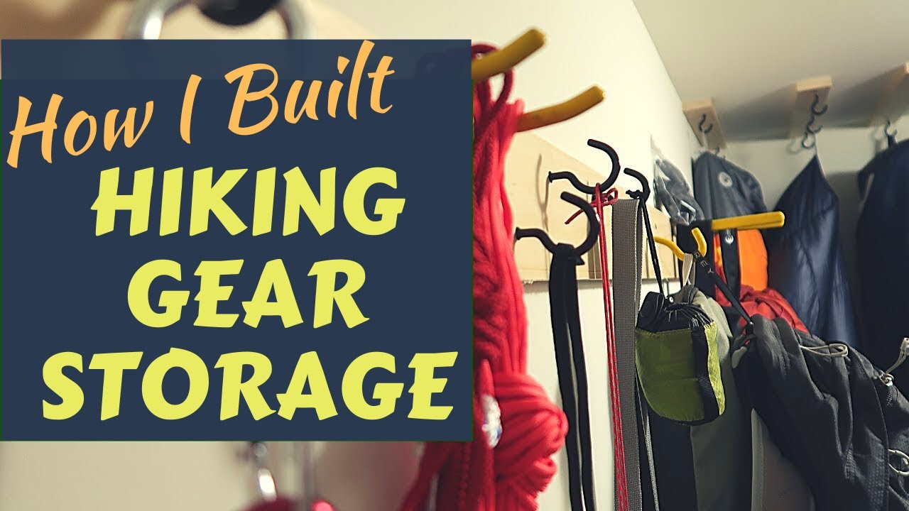 Hiking Gear | Camping Gear | Storage Build | Wire Shelving