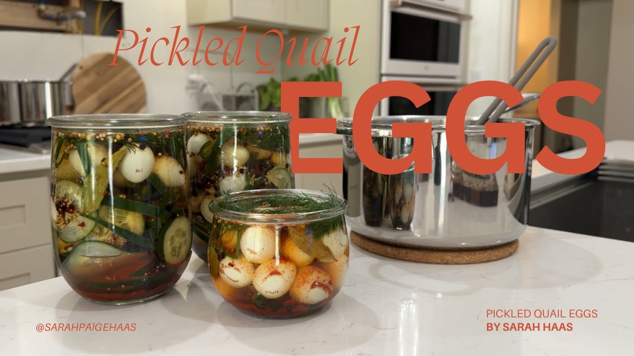 How to Make Perfect Pickled Quail Eggs & Homemade Pickles | Step-by-Step Recipe!