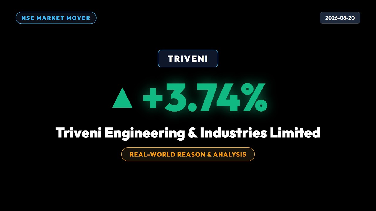 Why Triveni Engineering & Industries grew up by massive 3.4% today? full share analysis