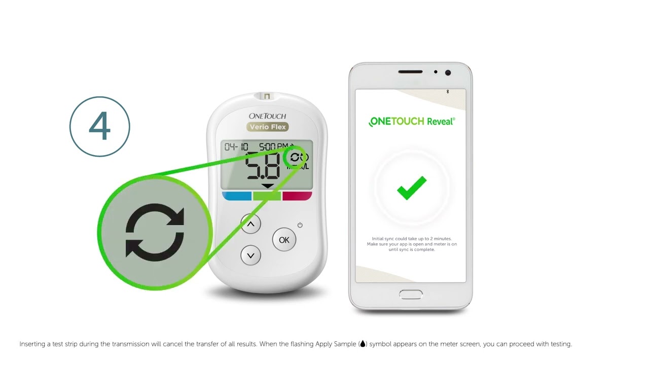 OneTouch Verio Flex® meter – Connect to the OneTouch Reveal® app