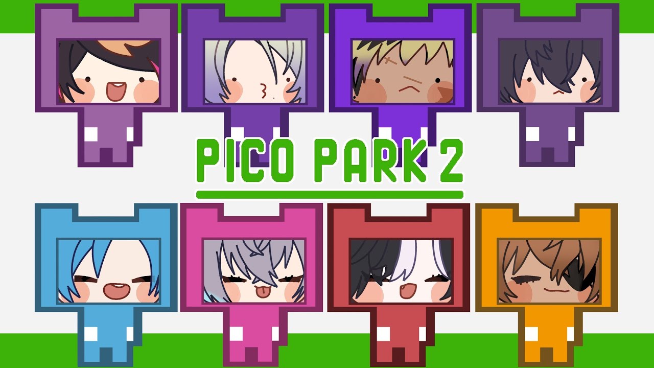 【PICO PARK 2】the 8 stooges【NIJISANJI EN | Claude Clawmark】