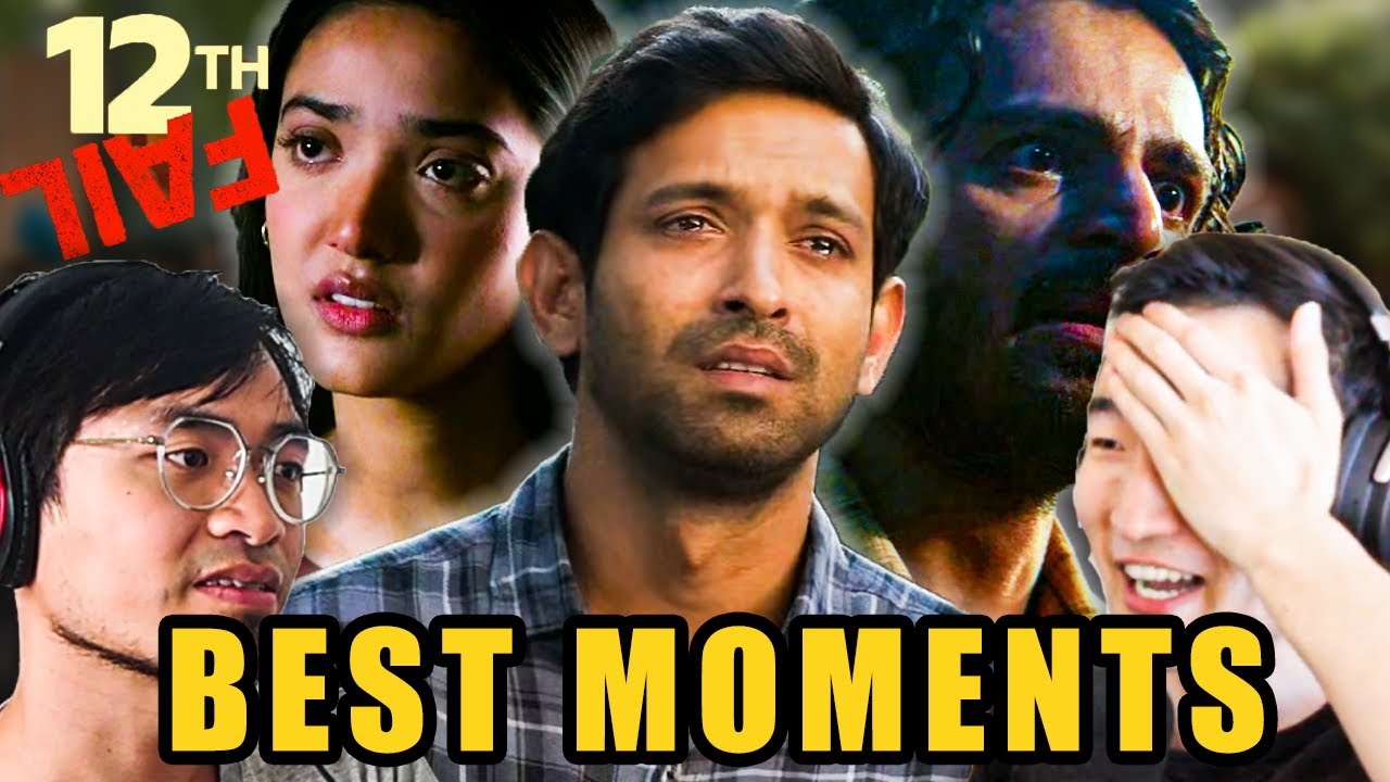 EMOTIONAL Foreigner React 12th FAIL MOVIE BEST MOMENTS | Vikrant Massey | Medha Shankar