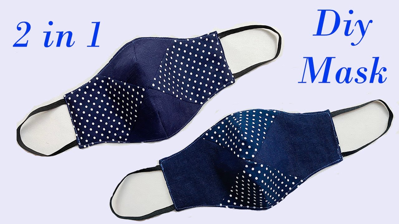 2 in 1 Easy Pattern Mask | Face Mask Sewing Tutorial | Anyone Can Make This Mask, Mascarilla SML PDF