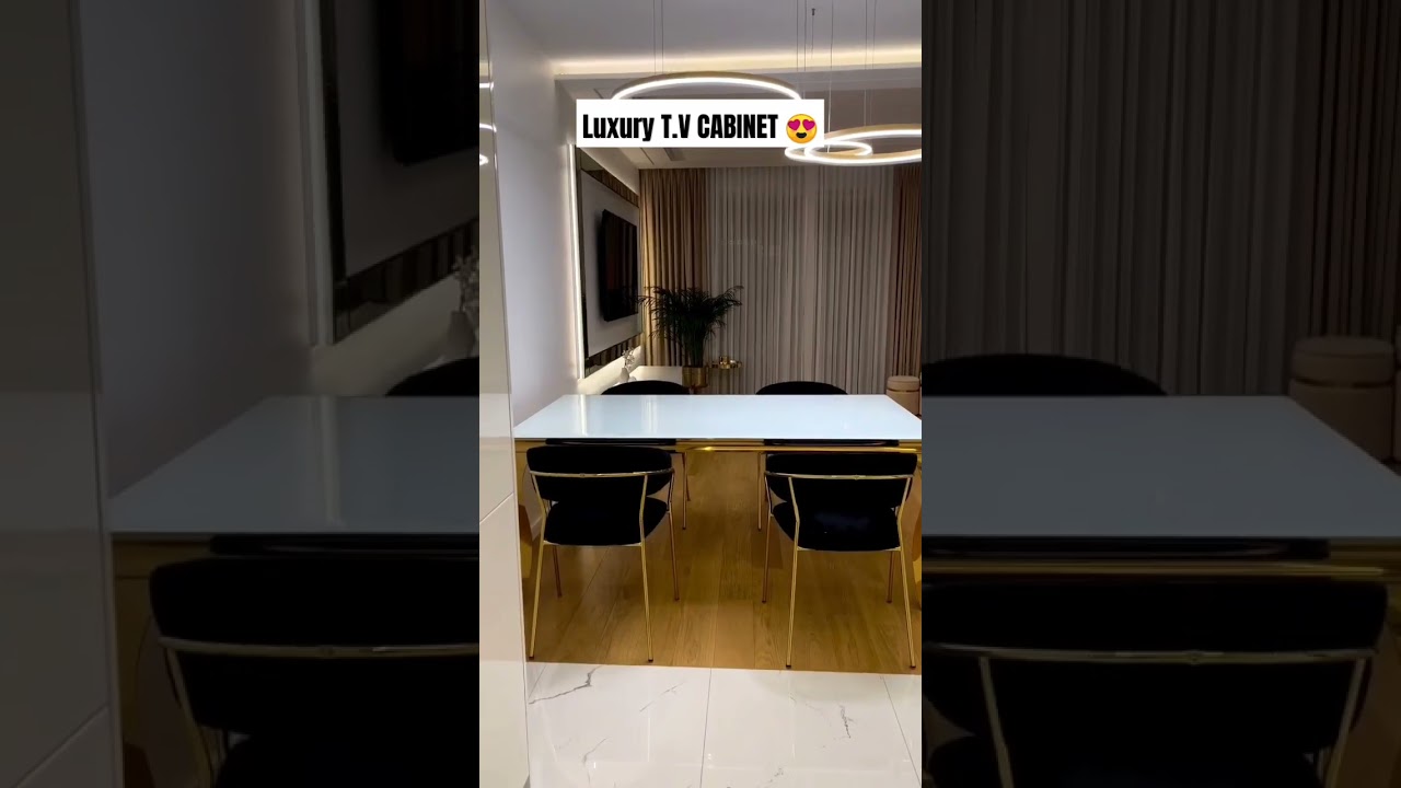 MOST LUXURIOUS T.V CABINET l credit- @interior indori l#shortsfeed #tv #viral #shorts .