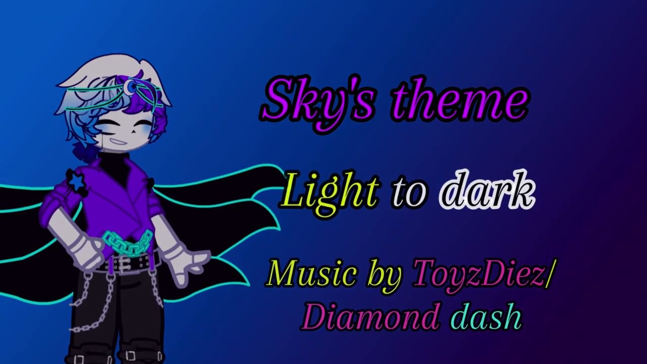DDTALE Light to Dark Sky's theme