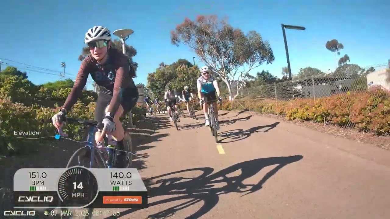 SDBC B Road Cycling Group Ride 3/7/2026