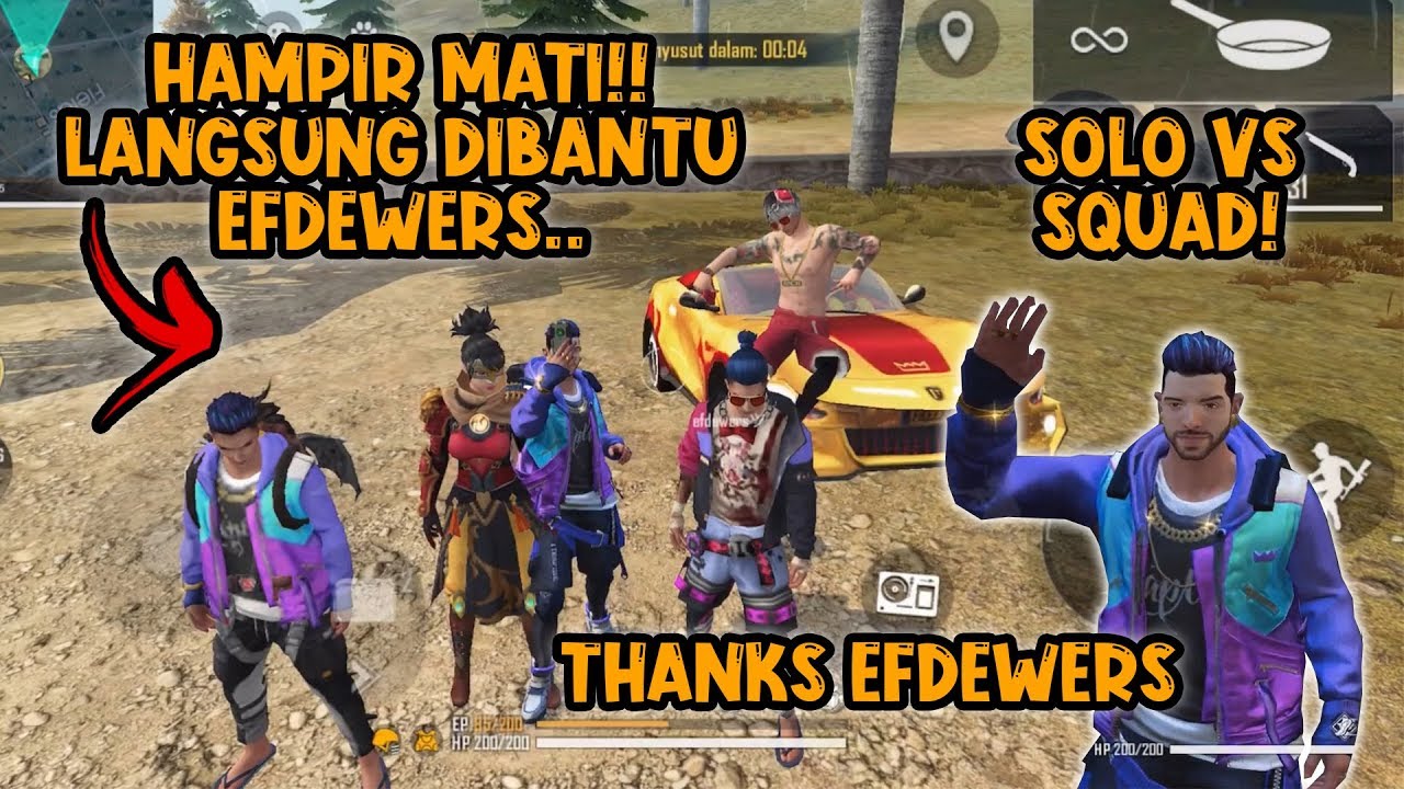 SOLO Vs SQUAD KETEMU EFDEWERS LANGSUNG DIAJAK ALIANSI SAMPE BOOHAY!! | efdewe