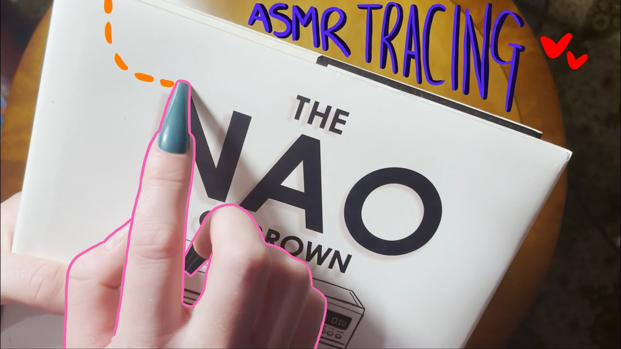 PURE TRACING ASMR! - nail tracing on books 📚 (No Talking)