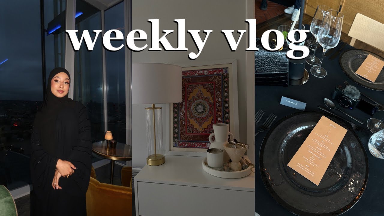 WEEKLY VLOG: sister comes to visit, new living room furniture, dinner in the sky, horror movie