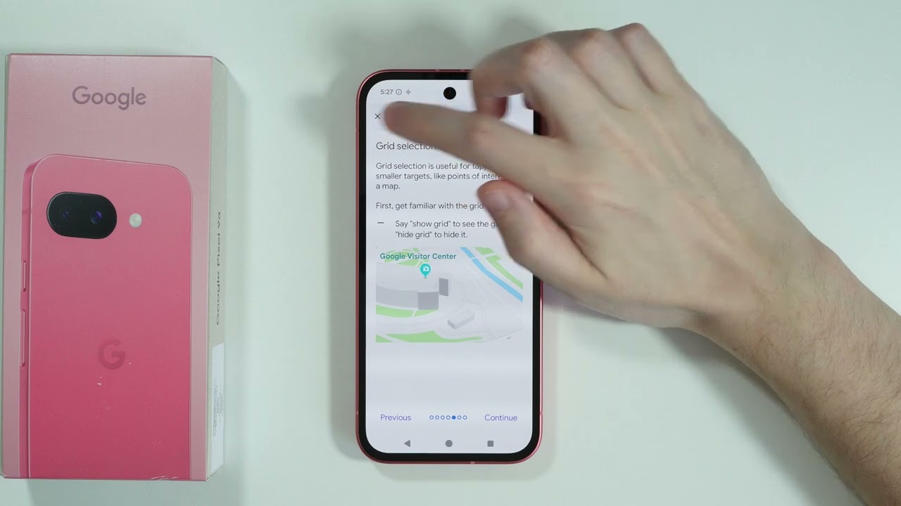Google Pixel 9a: как включить/выключить голосовой доступ