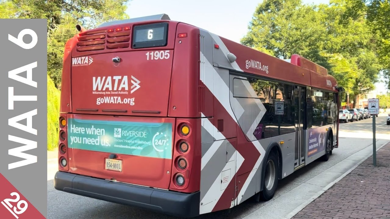 This bus system has the best onboard wayfinding I have ever seen - WATA to the Water Part I