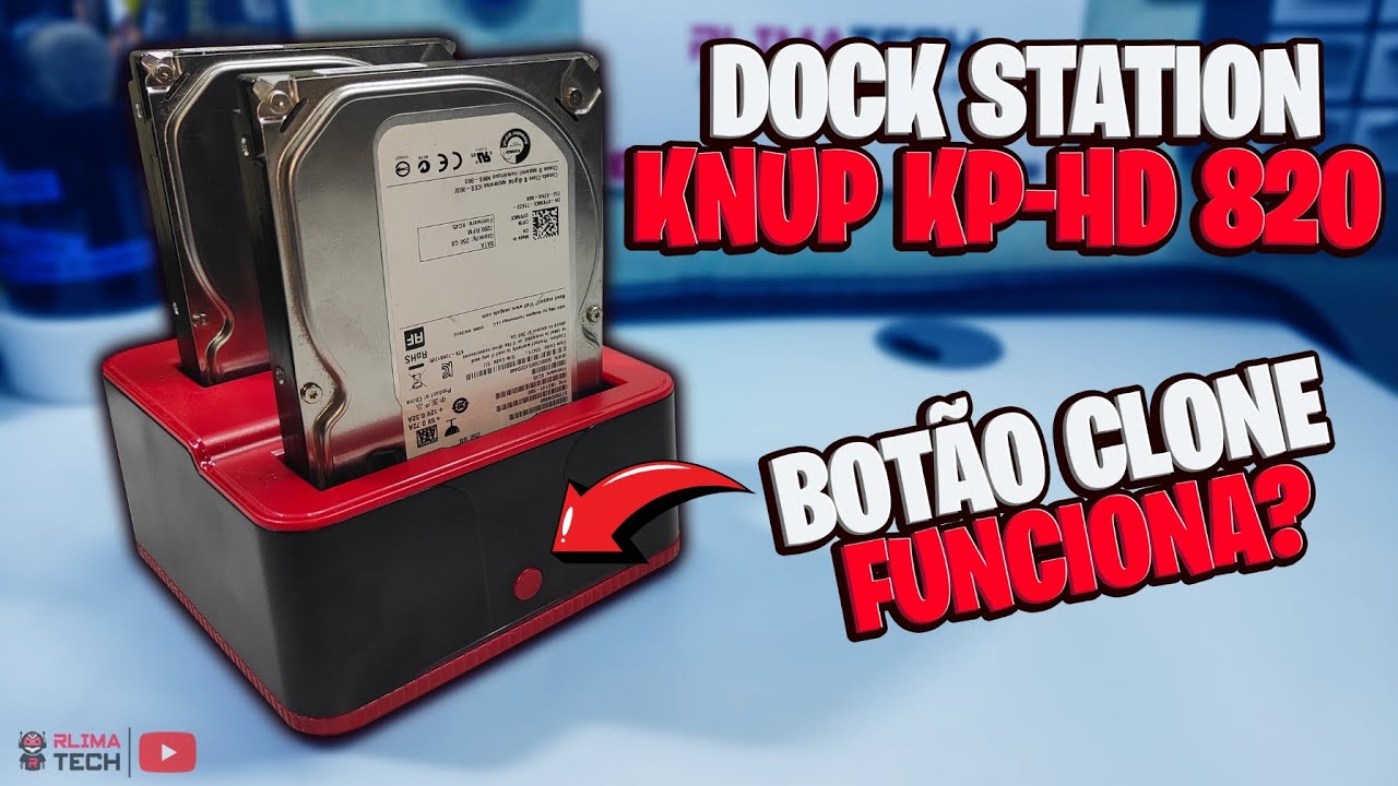 COMO CLONAR na DOCK STATION KNUP KP-HD820 (SEM USAR O PC)