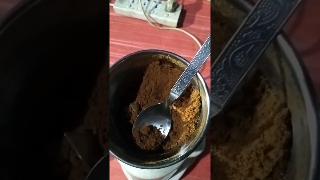 लोकल  कफी प्रशोधन  step-5 ( grinding to serving )