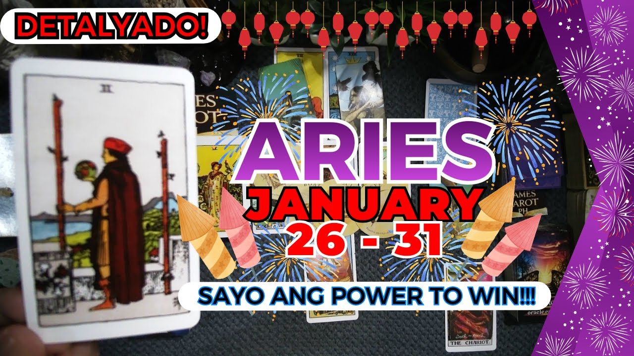 ARIES Ready Ka Na! BIBILIS NA ANG ANDAR! Successful Plan Mo To! JAN. 26 - 31