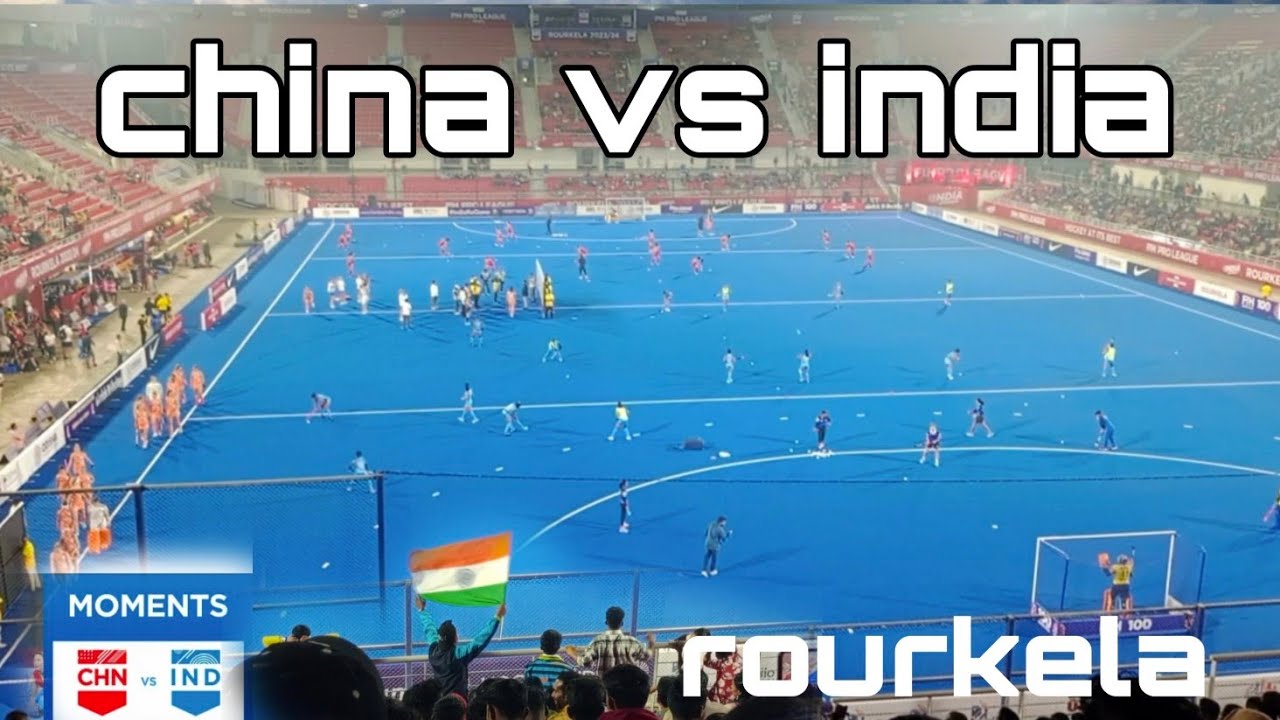 China Vs India geme Birsa Munda hockey stadium rourkela//2024