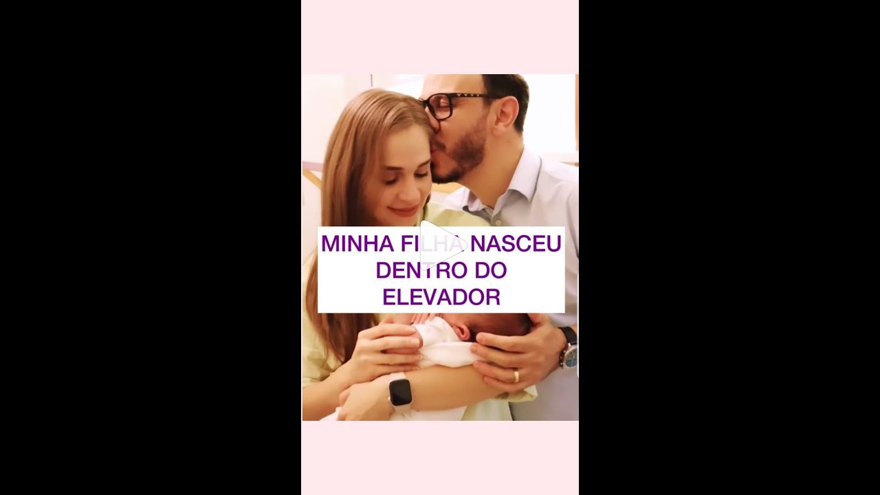 Beb&ecirc; nasce no elevador! Parto &agrave; jato! Que lindo!!