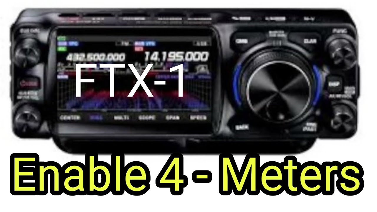 YAESU FTX-1 Transmit  Enable 70 mhz  / 4 Meters 