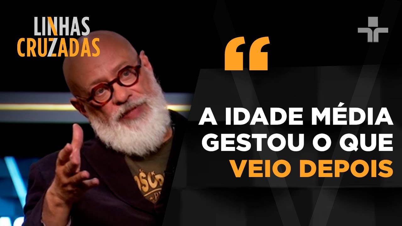 Luiz Felipe Pondé reflete sobre a Idade Média no Linhas Cruzadas: “Existiram trevas e luzes”