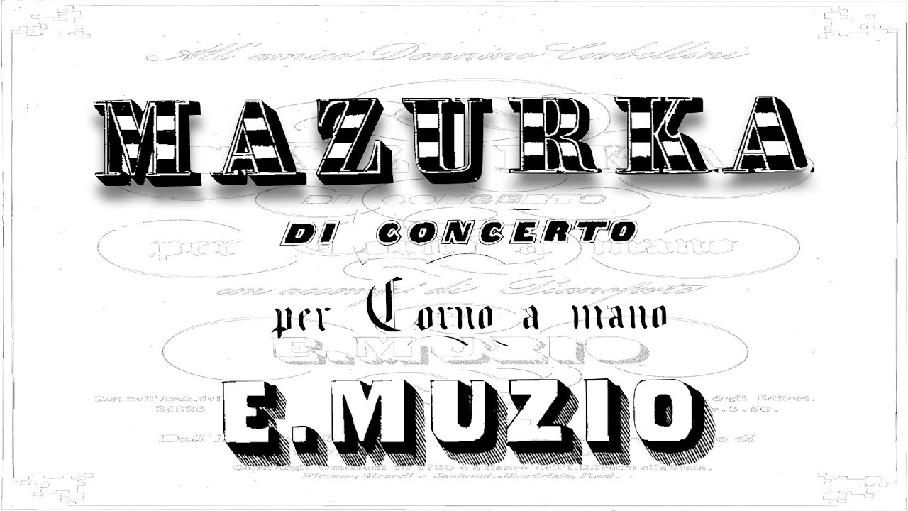 MAZURKA di Concerto (E. MUZIO)