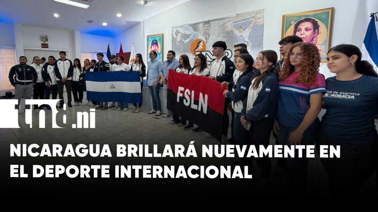Nicaragua abanderó a sus selecciones nacionales de esgrima, lucha y judo