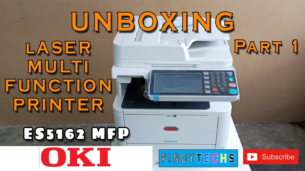 OKI ES5162 MFP | UNBOXING | Part 1