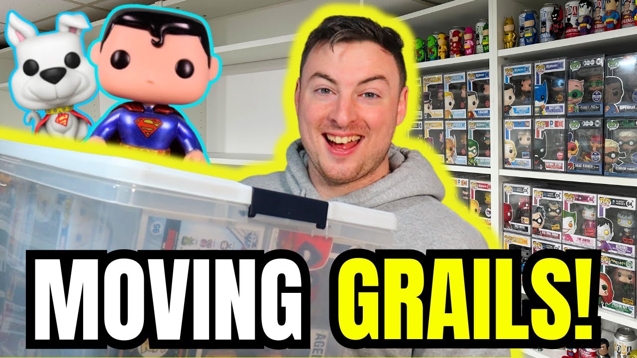 Moving All of My Funko Pop GRAILS in Our NEW Studio! (Vlog)