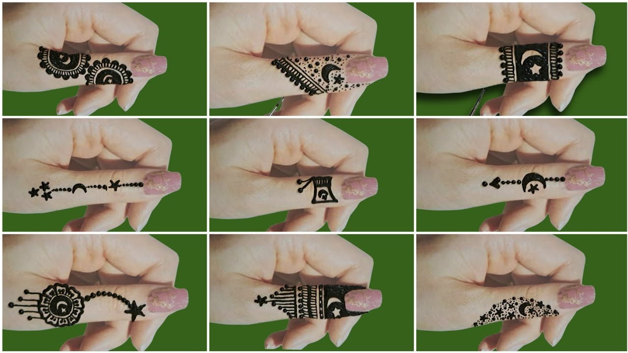 top 10 independence Day mehndi designs / finger mehndi design for 14 August / mehndi designs