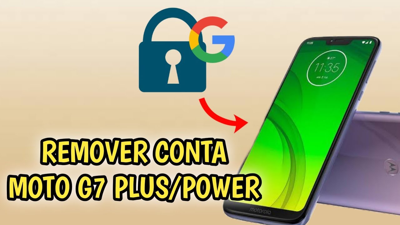 Como Remover/Desbloquear Conta Google Moto G7, G7 Plus, G7 Power Sem PC (ATUALIZADO)