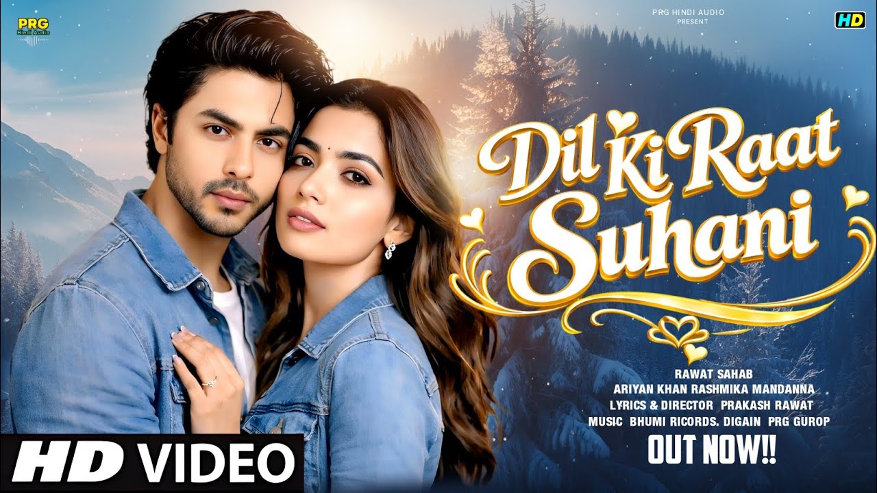 New Song 2026 | Dil Ki Raat Suhani | Ariyan & Rashmika | Hindi Romantic Song | Bollywood Song 2026  