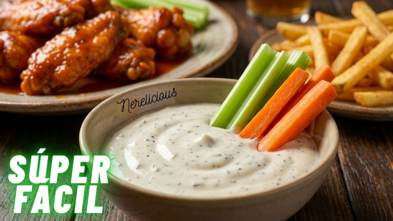 Aderezo Ranch Casero en 4 Minutos | Más Cremoso, Más Rico y Mejor que el Comprado!