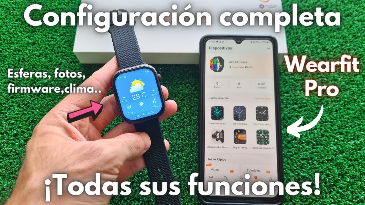 ¿Cómo Configurar tu Smartwatch HK9 Pro Max con la APP Wearfit Pro?
