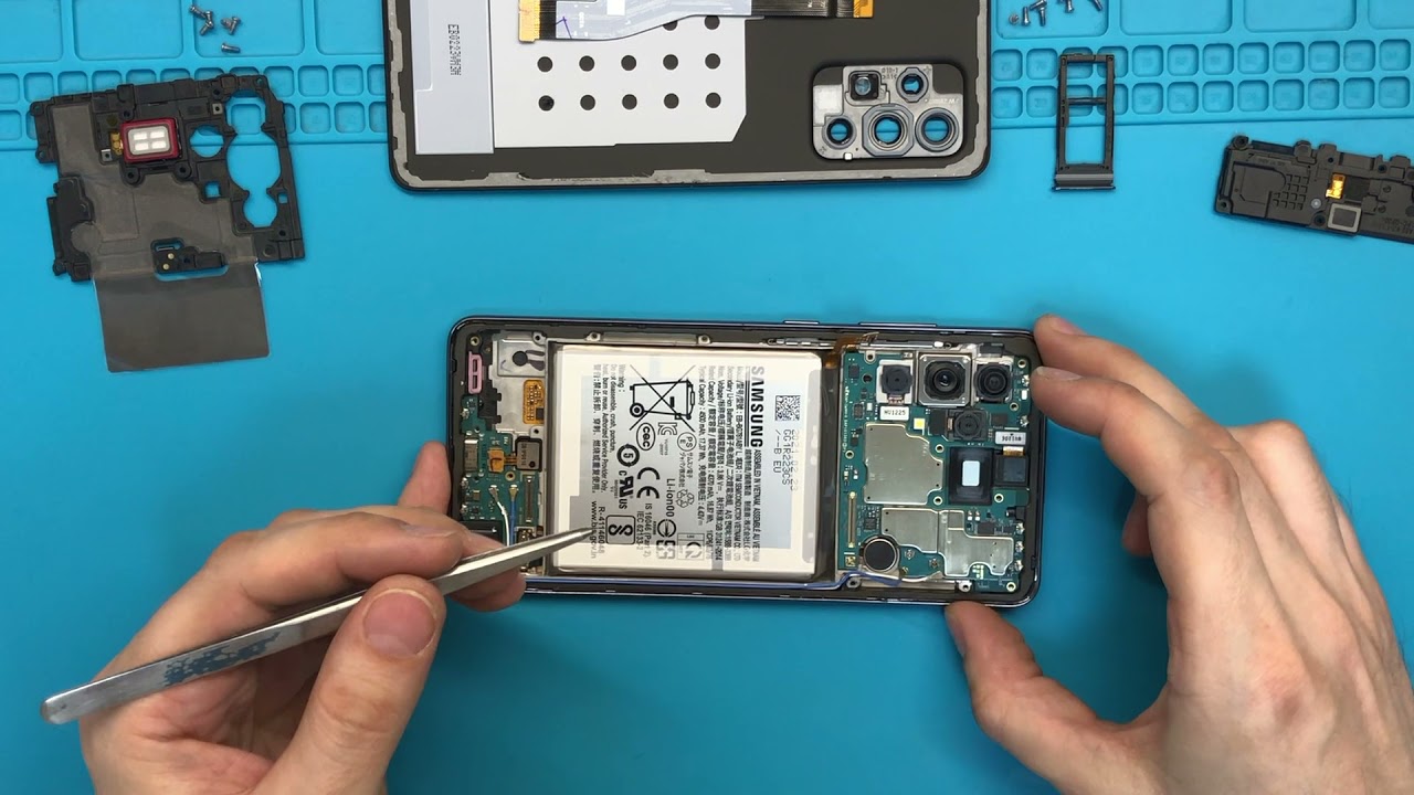 Разборка Samsung A52 Teardown Galaxy A52