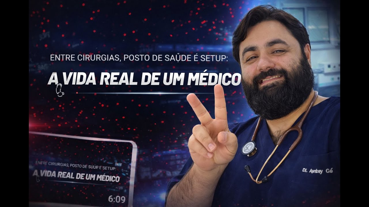 Entre cirurgias, posto de saúde e setup: um dia real na minha vida