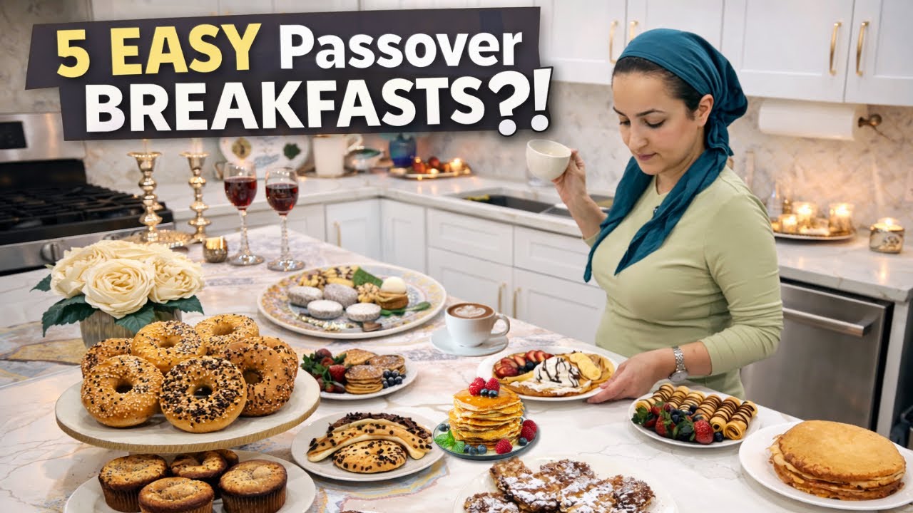PASSOVER BREAKFASTS JUST GOT AN UPGRADE! ✨ Bagels, Muffins, Crepes, Pancakes & French Toast. 
