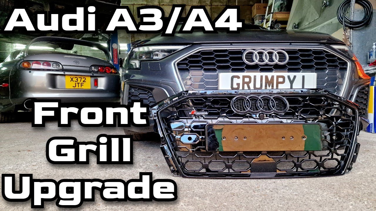 Audi A3 2019-2024 8Y Front bumper grill upgrade. How to remove your front bumper and replace grill.