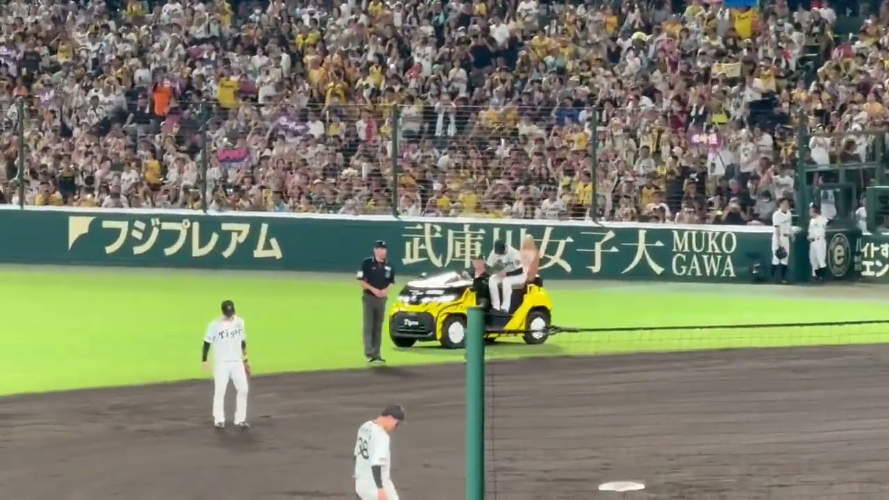 阪神タイガース 9回裏、岩崎優の登場曲藤川監督の登場曲LINDBERGevery little thing every precious thing　球場全体で大合唱